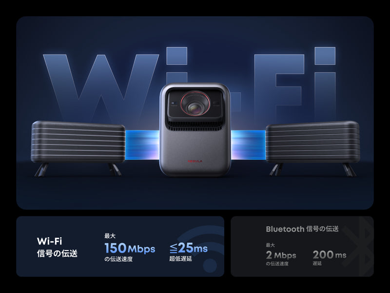 Wi-Fi接続ならではの、シームレスな音の一体感を