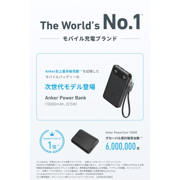 Anker Power Bank (10000mAh, 22.5W)