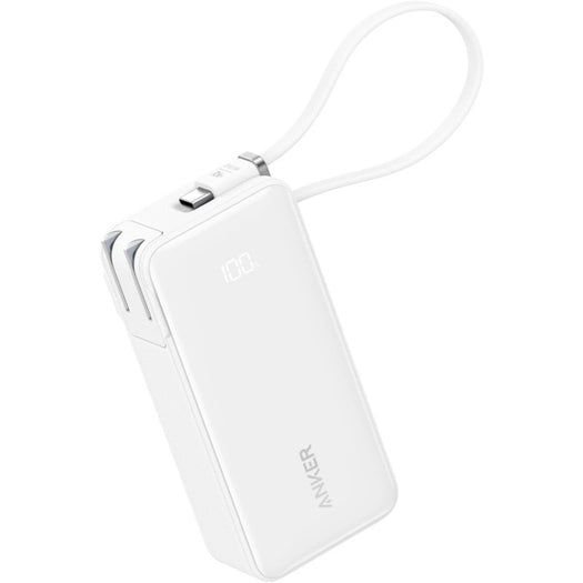 Anker パワーバンク (10000mAh、Fusion、内蔵 USB-C ケーブル)