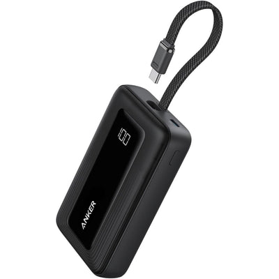 Anker Zolo Power Bank (10000mAh, 30W, Built-In USB-Cケーブル)