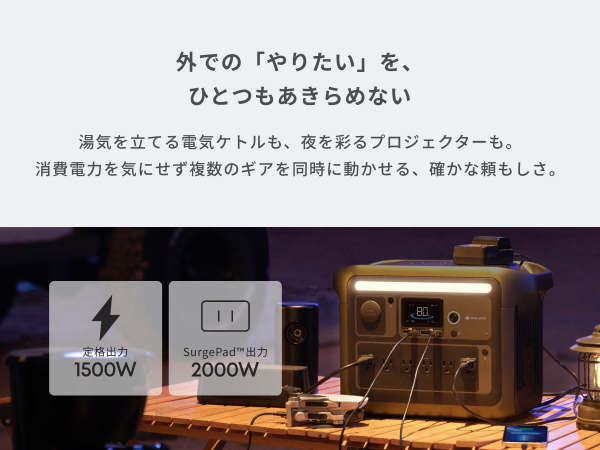 多様なギアを動かすパワー