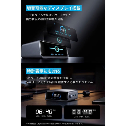 Anker Prime Charger (250W, 6 Ports, GaN) サブ画像4