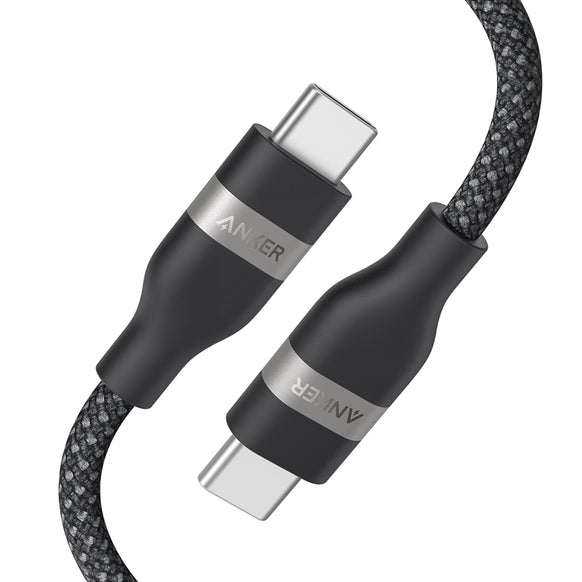 Anker USB-C & USB-C ケーブル (240W, エコフレンドリーナイロン)
