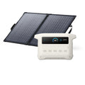 【ジャパネット限定セット】Anker Solix C1000 Gen 2 Portable Power Station LE オフホワイト with Anker Solix PS100 Dual Portable Solar Panel