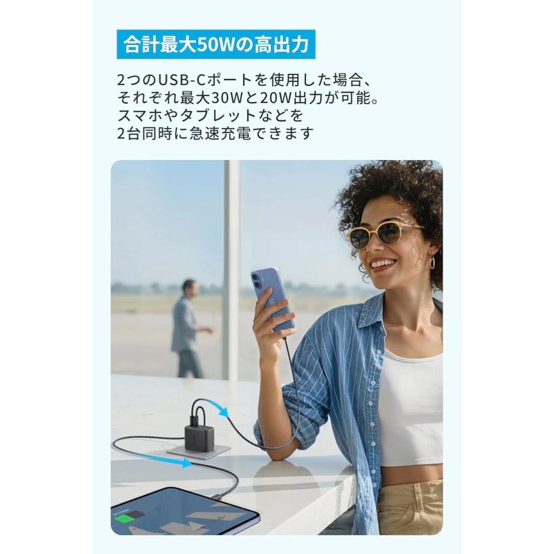 4. Anker Zolo Charger (50W, 4 Ports) サブ画像2