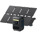 Anker Solix C300 Portable Power Station with Solix PS100 Compact Portable Solar Panel