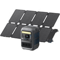 Anker Solix C300 Portable Power Station with Solix PS100 Compact Portable Solar Panel