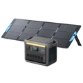 Anker Solix C1000 Portable Power Station with Anker Solix PS200 Portable Solar Panel