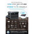Anker Solix C1000 Gen 2 Portable Power Station ダークグレー with Anker Solix PS400 Dual Portable Solar Panel