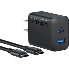 Anker Charger (20W, 2-Port) with USB-C ＆ USB-C ケーブル