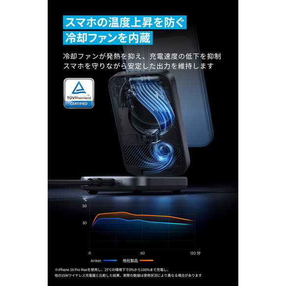 Anker Prime Wireless Charging Station (3-in-1, MagGo, AirCool, Foldable)
