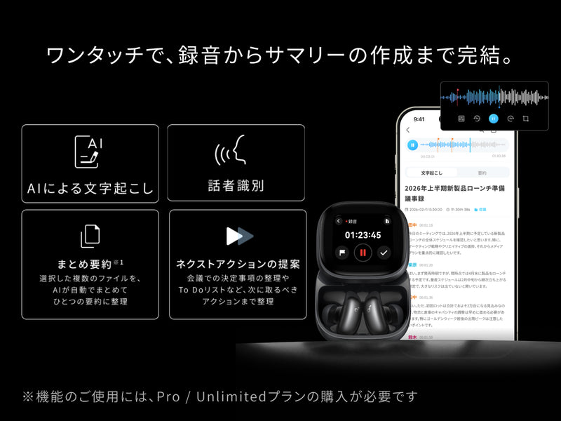 AIによる議事録生成