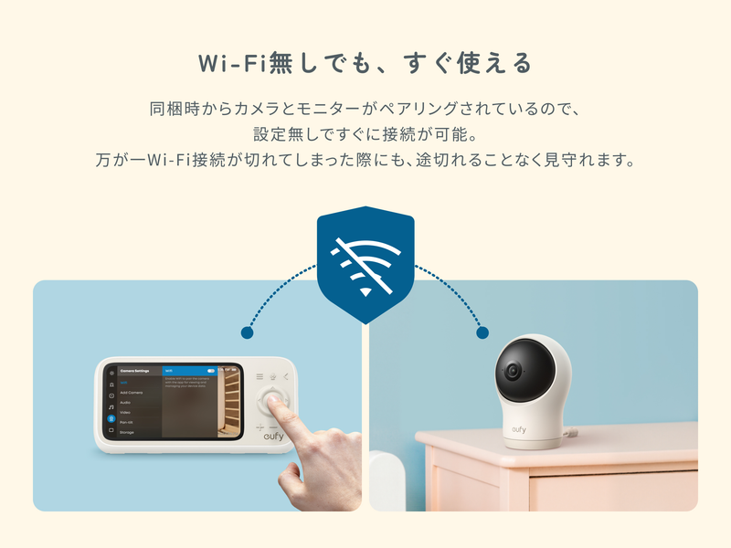 Wi-Fiなしで使える
