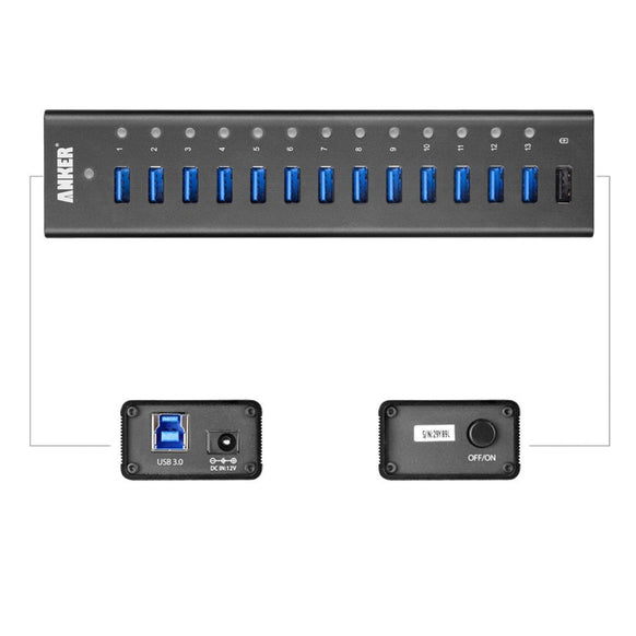 Anker 10-Port USB-A (USB3.0対応) ハブ