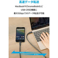 Anker PowerLine USB-C & USB-C ケーブル (USB3.0対応) 0.9m
