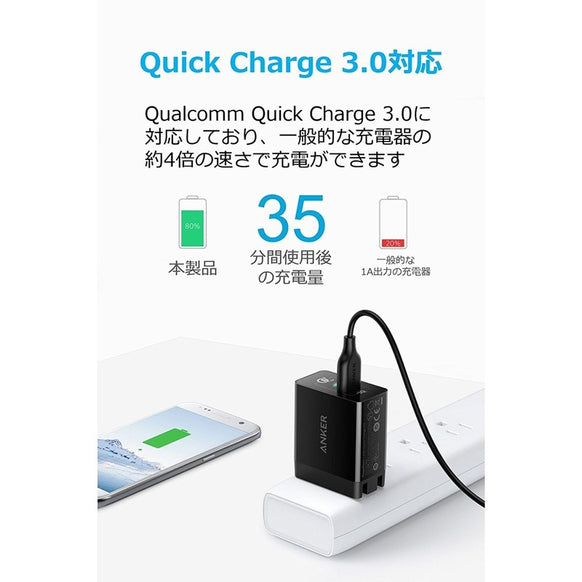 Anker PowerPort+ 1 Quick Charge 3.0 & PowerIQ
