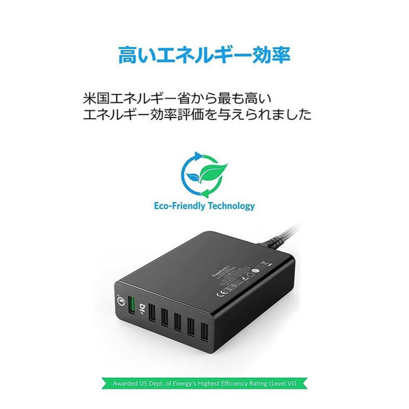 Anker PowerPort+ 6 Quick Charge 3.0