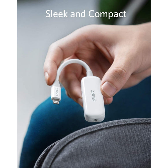 Anker ライトニング & 3.5mm ヘッドフォンジャック搭載 充電アダプタ