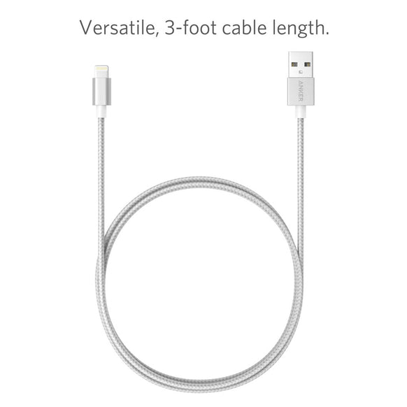 Anker 高耐久ナイロン USB-A & ライトニングケーブル 0.9m