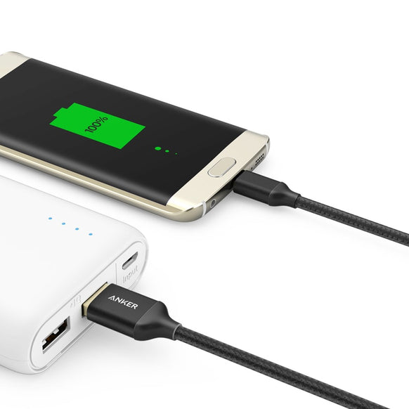 Anker 高耐久ナイロン Micro USB ケーブル 3.0m