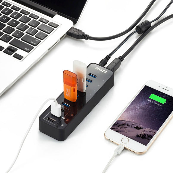 Anker 7-Port USB 3.0 データ ハブ