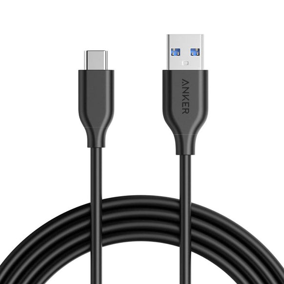 Anker PowerLine USB-C & USB-A ケーブル (USB3.0対応) 1.8m