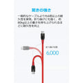 Anker PowerLine+ USB-C & USB-A ケーブル (USB2.0対応) 3.0m