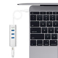 Anker USB-C to 3-Port USB 3.0 Hub with Ethernet Adapter
