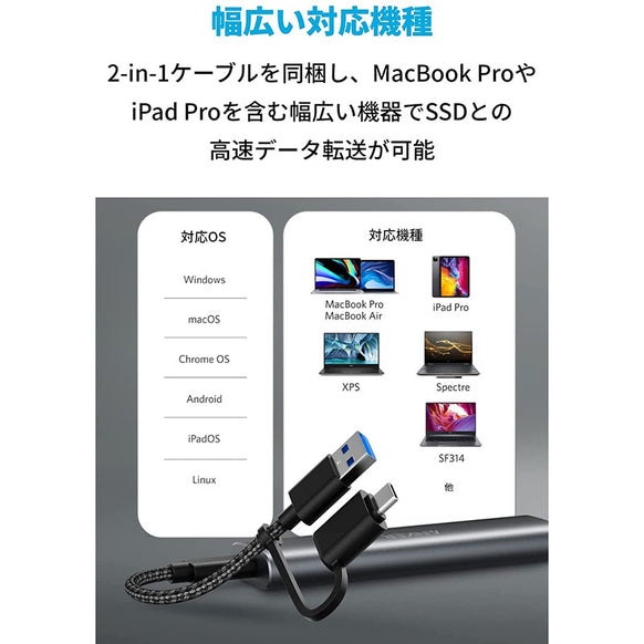 Anker PowerExpand M.2 SSD ケース