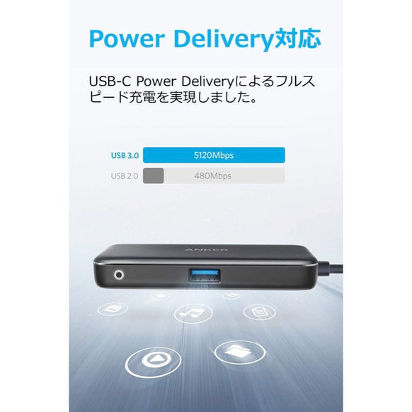 Anker 3-in-1 プレミアム USB-Cハブ