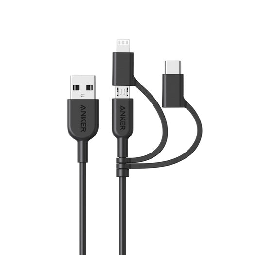 Anker PowerLine II 3-in-1 ケーブル 0.9m (特別仕様)