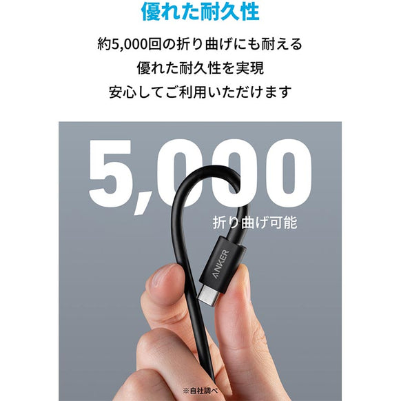 Anker 515 USB-C & USB-C ケーブル (USB4対応 1.0m)