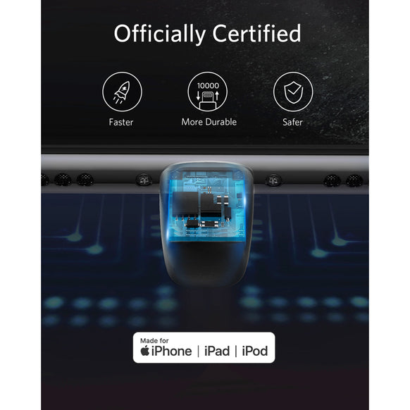 Anker PowerLine Play 180 ライトニング ケーブル 0.9m