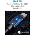 Anker USB-C & USB-C Thunderbolt 3 ケーブル 0.7m