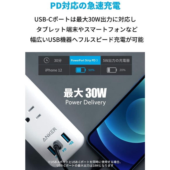 [au+1 collection SELECT] Anker PowerPort Strip PD 3