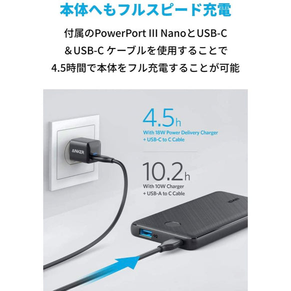 Anker PowerCore Slim 10000 PD with PowerPort III Nano