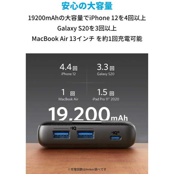 Anker PowerCore III 19200 45W with PowerPort III 65W Pod
