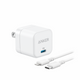 Anker PowerPort III 20W Cube with USB-C & Lightning ケーブル