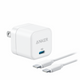 Anker PowerPort III 20W Cube with USB-C & USB-C ケーブル