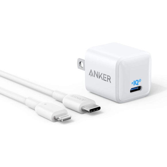Anker PowerPort III Nano 20W with USB-C & ライトニング ケーブル