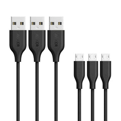Anker PowerLine Micro USB ケーブル 0.9m 3本セット