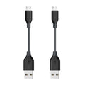 Anker PowerLine Micro USB ケーブル 0.1m 2本セット