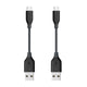 Anker PowerLine Micro USB ケーブル 0.1m 2本セット