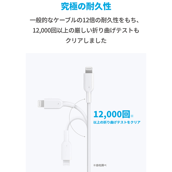 Anker PowerLine II USB-C & ライトニングケーブル (3本セット)