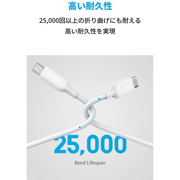 Anker PowerLine III USB-C & USB-C 2.0 100W ケーブル 1.8m 2本セット