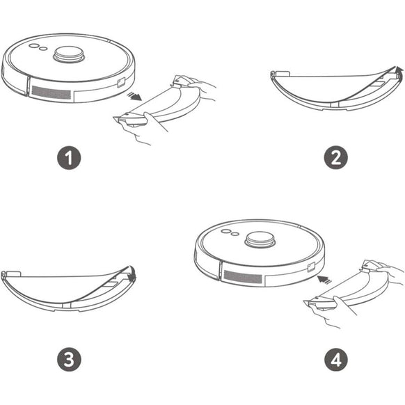 Eufy RoboVac 交換用モッピングクロス (L35 Hybrid / L35 Hybrid+対応)