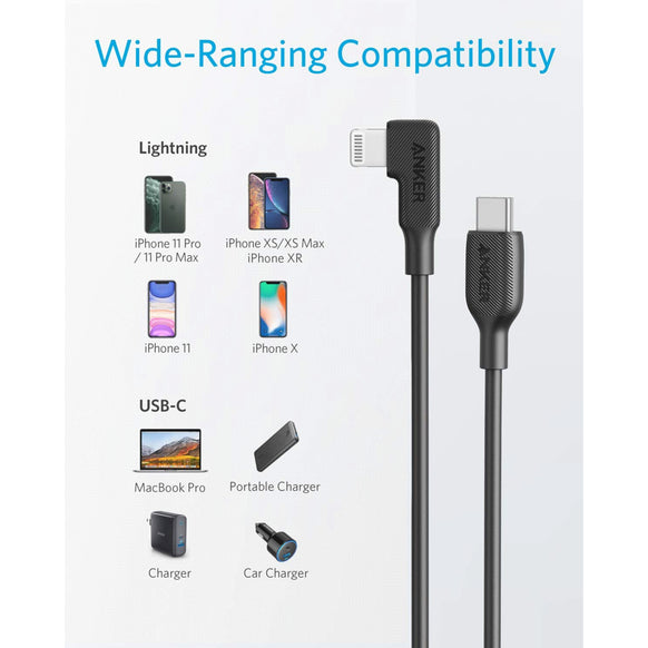 Anker PowerLine Play 90 USB-C & ライトニング ケーブル 0.9m