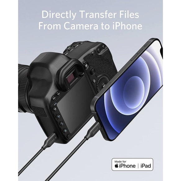 Anker 514 Lightning to USB-C Accessory Cable (0.9m, for Camera)