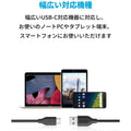 Anker PowerLine USB-C & USB-A ケーブル (USB3.0対応) 1.8m 2本セット